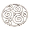 thumbnail image 3 of Wood Spiral Knots Hangable Ornament Wood Hangable Pendant Crafts, 3 of 5