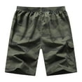 thumbnail image 5 of Men's Casual Shorts Summer Casual Shorts Bermuda Camo Overalls Wear Large Size Pants Army Green XXXL, 5 of 5