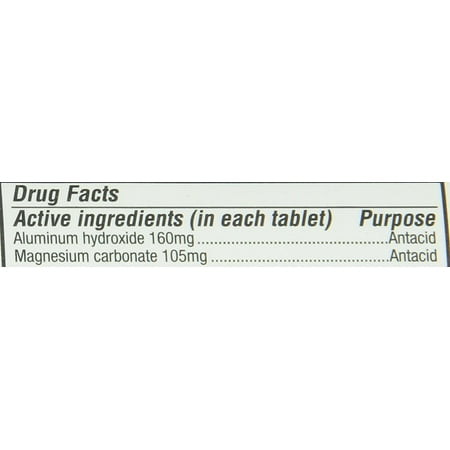 Gaviscon Extra Strength Chewable Antacid Tablets, Original 100 ea (2 Bottles)