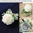 thumbnail image 4 of SANMIO Baby Boy Clothes Suits Infant Gentleman Outfit Collared Dress Shirt+Vest+Tie+Corsage+Pants 5Pcs Baby Suit Sets, 4 of 7