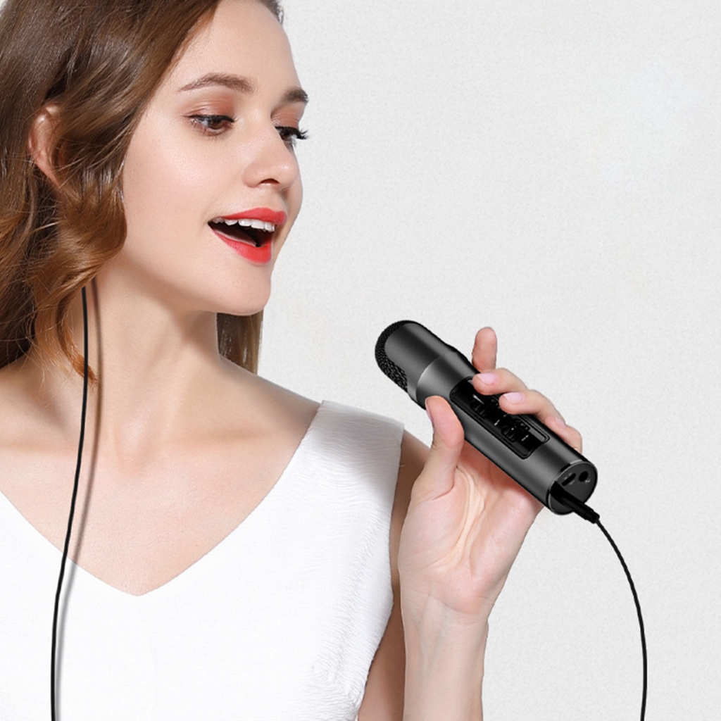 Singing Machines Portable Microphones Mic for Singing Speeches Cordless Microphones Karaoke Machines