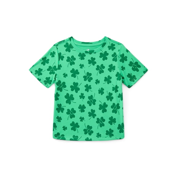 St. Patrick’s Day Toddler Boys or Girls Short Sleeve T-Shirt from Way To Celebrate, Sizes 12M-5T