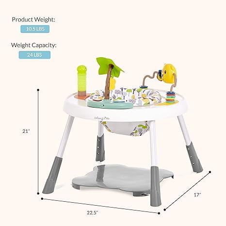 Dream On Me Curio Lightweight & Convertible Sit N Seek Activity Center, Lime