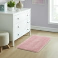 thumbnail image 2 of Yafa Home Fashion 1 Piece Solid Microfiber Soft Bathroom Rug , Non-Slip TPR Backing, 2 of 6