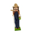 thumbnail image 5 of yotijay Christmas Decoration Wooden Nutcracker Collectible Nutcracker Figurine Christmas Farmer, 5 of 9