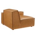thumbnail image 4 of Modway Restore Left-Arm Vegan Leather Sectional Sofa Chair in Tan, 4 of 8