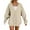 Beige, variant on Women's Hoodies Winter Clothes for Women Women's Hoodie Soft Comfortable Pullover Sweatshirt Casual Loose Fit Long Sleeve Warm Winter Fall Outerwear Gray - M