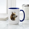 thumbnail image 4 of CafePress - Husky Dad2 Large Mug - 15 oz Ceramic Large White Novelty Mug, 4 of 4