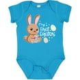 thumbnail image 3 of Inktastic My 1st Easter with Cute Brown Bunny and Easter Eggs Boys or Girls Baby Bodysuit, 3 of 5