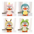 thumbnail image 6 of Cute Kids Toys Small Animal Doll Stuffed Doll Keychain Penguin Cosplay Bee Stuffed Toy Penguin Cosplay Frog Penguin Plush Toy 25CM DINOSAUR PENGUIN, 6 of 8