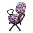 thumbnail image 2 of ZUXONGSY Butterfly Peach Blossom Desk Chair Cover 2 Pack Polyester Chair Protector Cover with Elastic Edge Computer Chair Backrest and Cushion Seat Cover Slipcovers for Women Men, 2 of 7