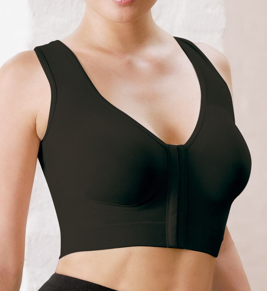 post surgery front closure sports bra