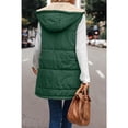 thumbnail image 6 of Both sides can wearWomen's 2024Warm Winter Coats Reversible Sherpa Fleece Long Hooded Puffer Jackets Outerwear, 6 of 9