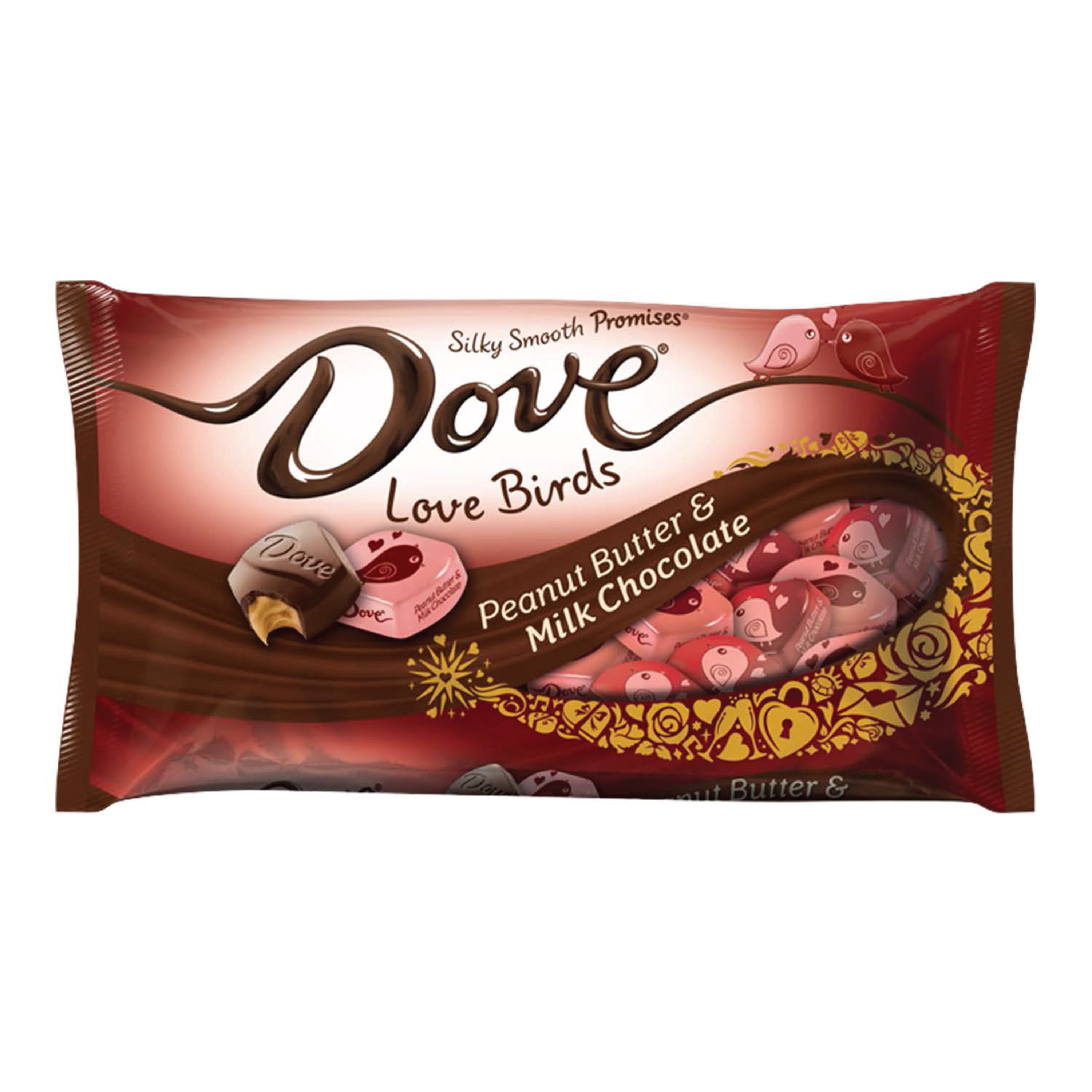 Dove Promises Valentines Heart Peanut Butter Milk Chocolate Candy 794 Ounce Bag 5422