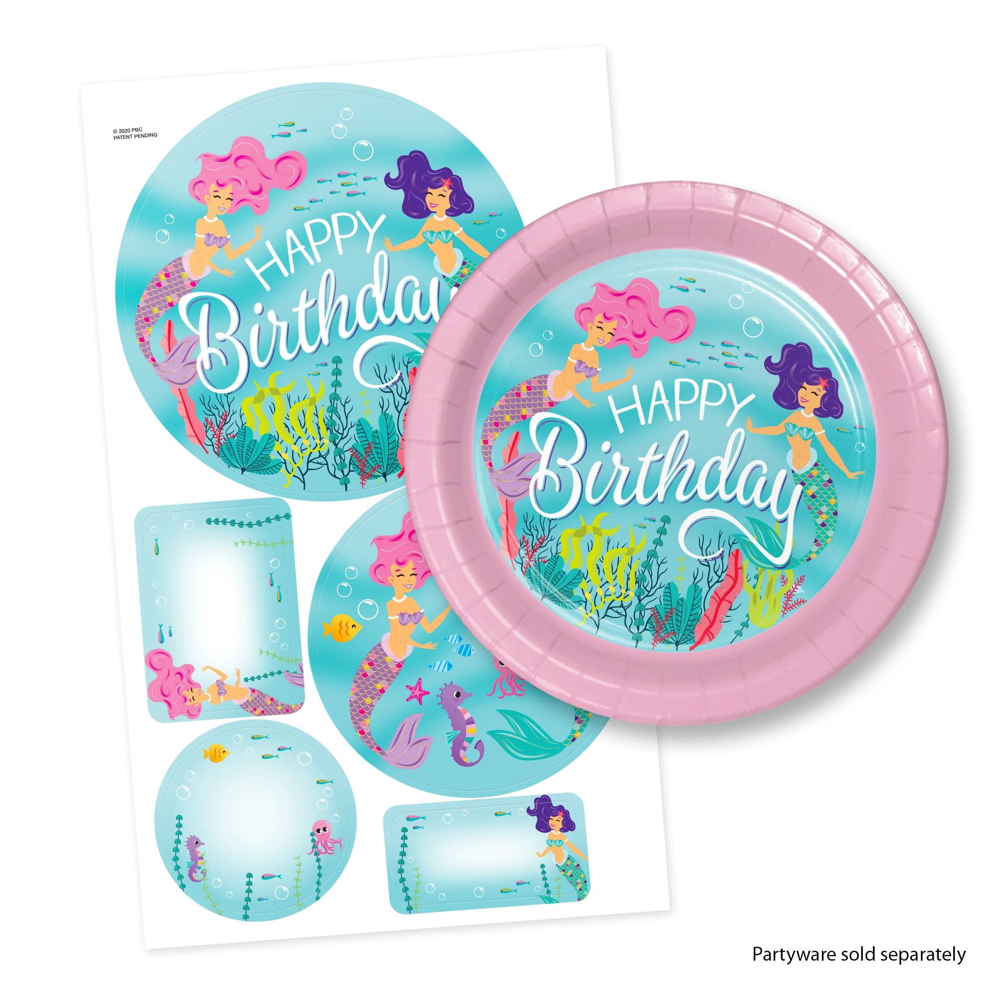 8 ~ Birthday Party Supplies Dinner Lunch TANGLED Dream Big LARGE PAPER PLATES 