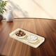 thumbnail image 5 of Bandeja de té para postres con imitación de madera, gruesa, para tazas de té, tetera, bandeja para té, vajilla multiusos, bandeja para guardar juegos de té., 5 of 7