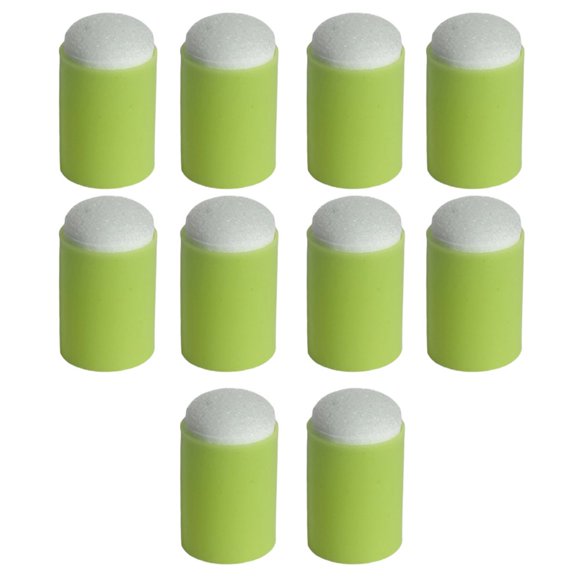AMERTEER 10 Pcs Sponge Daubers Finger Sponges Finger Painting Sponge Daubers Craft Drawing Sponge Dauber Set for Painting Art Ink Crafts Chalk Card Making Tool
