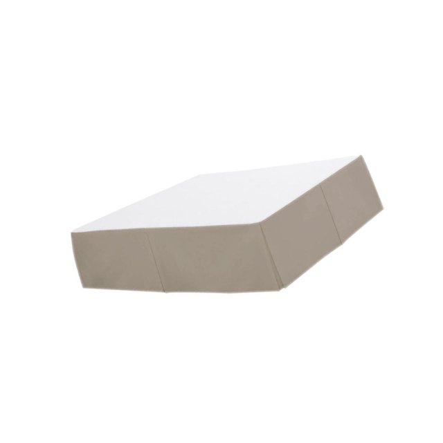relayinert Jupe de Lit Plissée Couleur Unie Résistante aux Plis et à la Décoloration & Kaki Simple 1ensemble