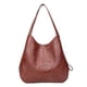 thumbnail image 1 of Bolso de hombro de cuero jinwen Bolsos de hombro para mujer Marrón, 1 of 7