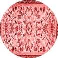thumbnail image 1 of Ahgly Company Indoor Round Animal Red Traditional Area Rugs, 5' Round, 1 of 4