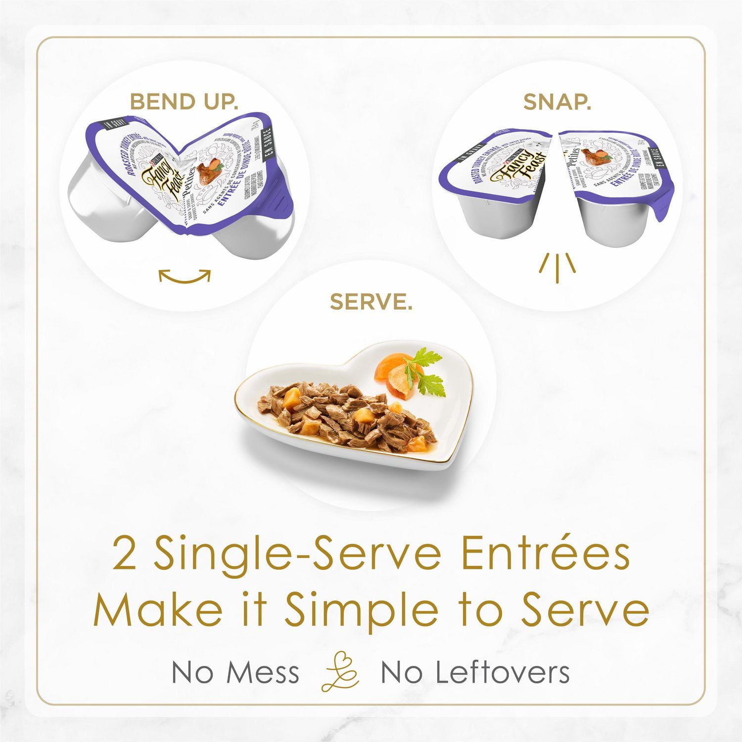 Fancy Feast Petites Emballage Assorti Festin de Vollaile, Nourriture Humide pour Chats 79.4 g x 24 79.4 g x 24