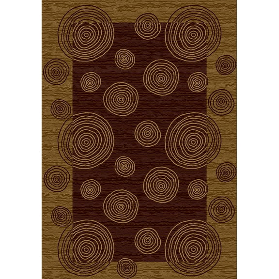 Milliken Innovations Area Rug WABI GOLDEN AMBER Wabi Golden Amber Cubes Loops 2' 1" x 7' 8" Runner