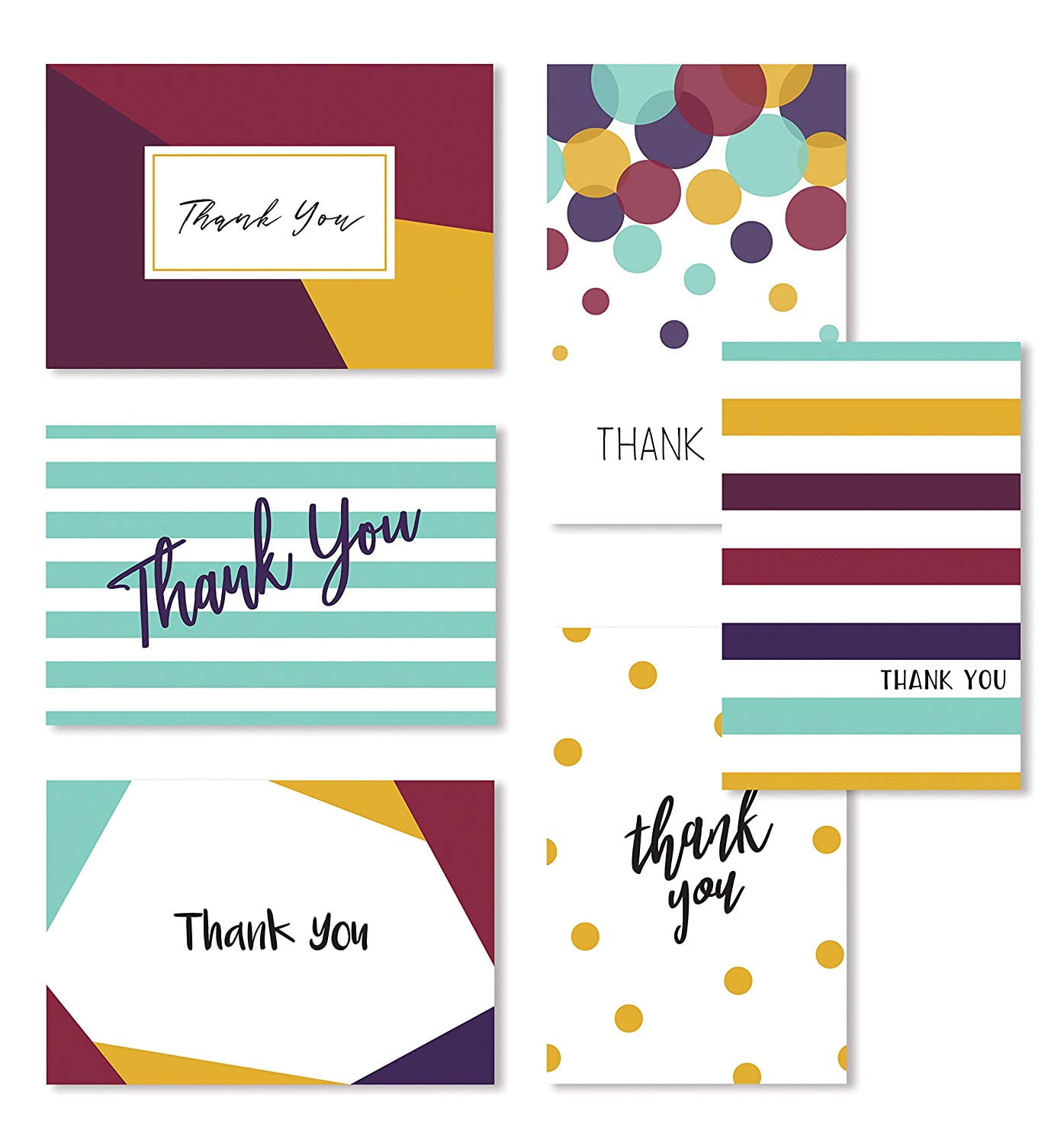 Photo 1 of Cavepop Modern Thank You Cards with Envelopes - 36 Assortment