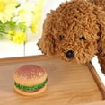 thumbnail image 4 of Pet Toy Sound Hamburger Food Shaped Squeaky Puppy Dog Play Toys Supplies, 4 of 8