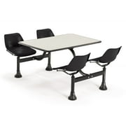 OFM Model 1002 48L x 24W in. Cluster Commercial Dining Table and Chairs
