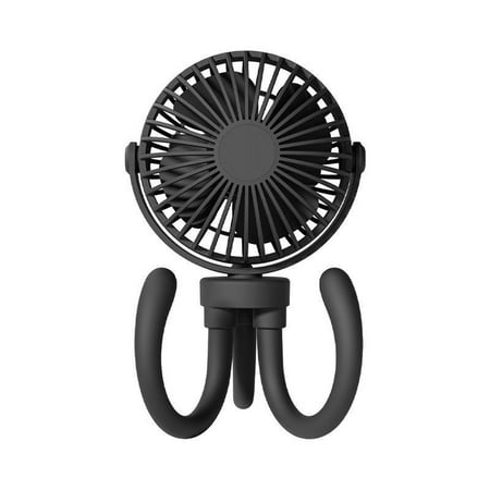

Protable Stroller Fan with Clips for Baby Handheld Fan 360°Adjustable Personal Fan Battery Operated Last for3-8 Hours Tiny with Flexible Tripod Strong Wind Carseat Fan 2000 mAh Mini Cooling Fan