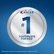 (12 pack) Crest Toothpaste, Kids Cavity Protection Toothpaste, Sparkle Fun Flavor, 4.6 oz, For Ages 3+