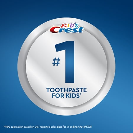 Crest Toothpaste, Kids Cavity Protection Toothpaste, Sparkle Fun Flavor, 4.6 oz, For Ages 3+