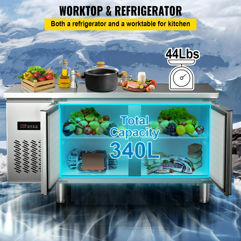 60″ Under-counter & Work Top Freezer