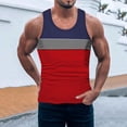 thumbnail image 4 of kpoplk Tank Top Men,Mens Tank Tops Sleeveless Muscle Shirts for Men,Workout Gym Fitness Training Bodybuilding Cotton Tee Shirt Red,M, 4 of 5
