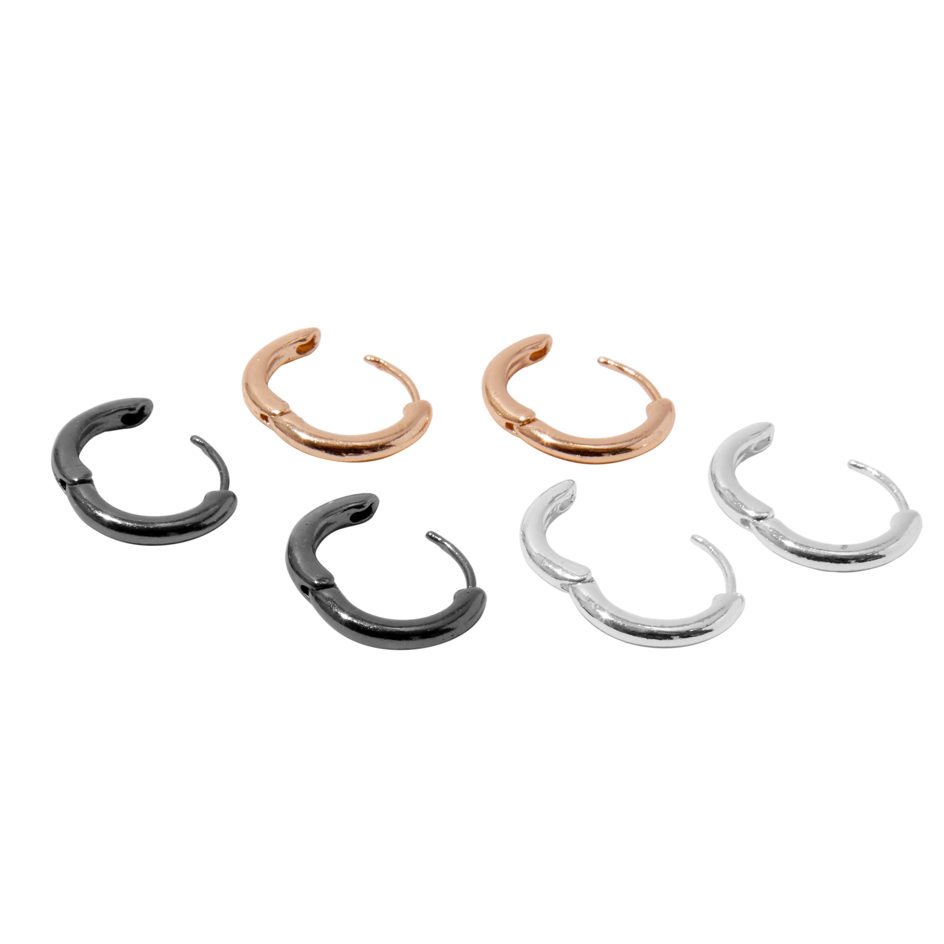 Claire's - Brandclub - Tween Girls Stackable Silver, Black, and