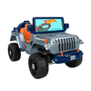 Power Wheels Hot Wheels Jeep Wrangler Toddler Ride-On Toy With Driving Sounds