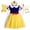 G039-Multi, variant on Benylion Snow Costumes White Princess Dress Up for Girls Dresses Birthday Party Cosplay Skirt for 5-6 Years