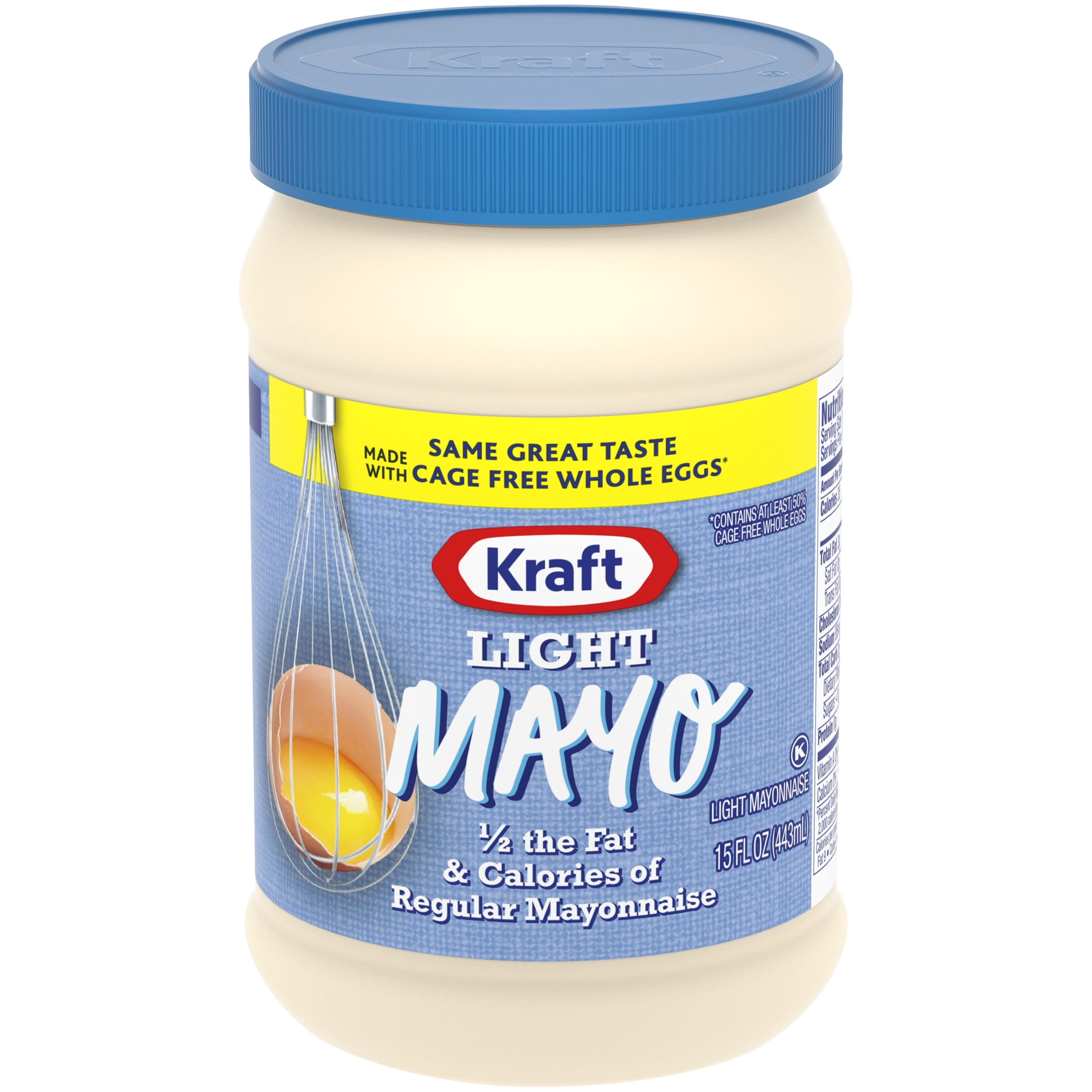 Kraft Light Mayo 1/2 the Fat & Calories of Regular Mayonnaise, 15 fl oz