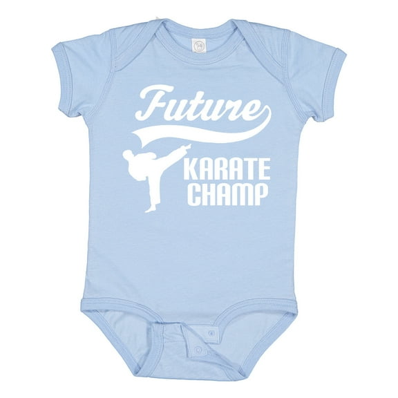 Inktastic Future Karate Champ Boys Baby Bodysuit