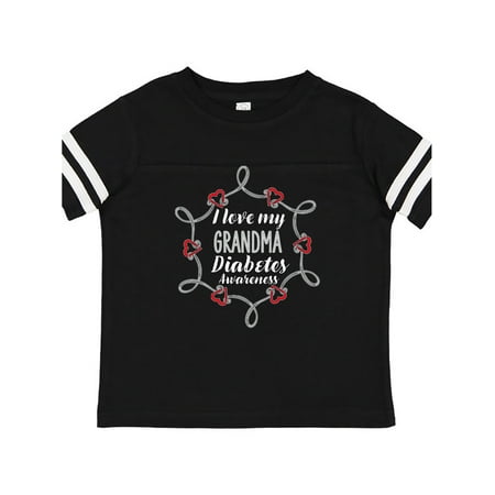 

Inktastic I Love My Grandma Diabetes Awareness Gift Toddler Boy or Toddler Girl T-Shirt