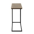 thumbnail image 5 of Table en C Gent de hometrends bois rustique/noir, 5 of 5