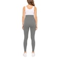 thumbnail image 4 of Sweet Hearts 2-Pack Maternity Leggings for Women- High Waist Maternity Pants Pregnancy Clothes for Women Made in USA, 4 of 7