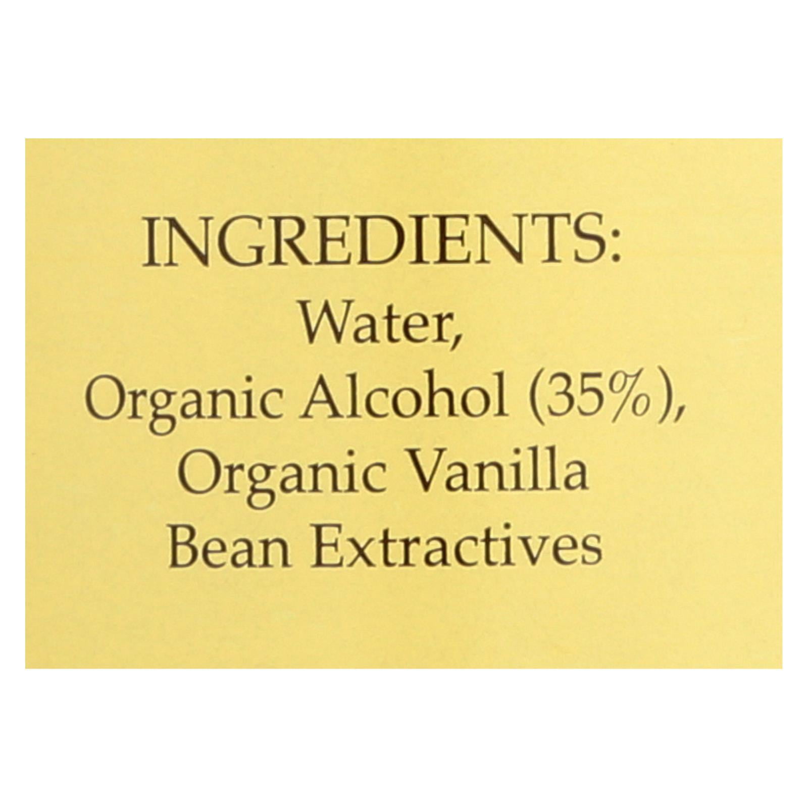 Flavorganics Organic Vanilla Extract, 8 Fl Oz