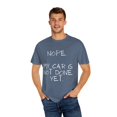 thumbnail image 4 of Funny Saying My Car Isn't Done Yet Sarcastic Dad Women Men Novelty Car Husband Dad Father Sarcasm Sarcastic Unisex Garment-Dyed T-shirt, 4 of 4