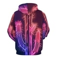 thumbnail image 6 of Neon Cactus Regular Fit Hoodie, Sporty Pullover Hooded Sweatshirt for Men Women M, 6 of 6