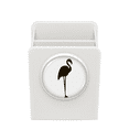 thumbnail image 1 of Black Flamingo animal lindo retrato Estuche de escritorio, 1 of 4