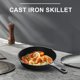 thumbnail image 4 of Sartén Mini Filete Plana para Olla Hierro Fundido Antiadherente, 4 of 9