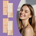 thumbnail image 2 of Korean Foundation Stick, Dual-Ended Foundation Stick with Built-in M Shape Foundation Brush, Contour Stick, Delivers A Natural, Seamless Finish With Long-Lasting Coverage—Suitable For All Skin Types, 2 of 6