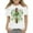 09### White, variant on St Patrick's Day Shirts for Girls Shamrock Irish Clover Shirt St Patrick's Day Graphic Short Sleeve Tops Cute Loose Fit Spring T-Shirts,White 5-6 Years