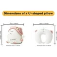 thumbnail image 3 of Kids Travel Pillow, 2-in-1 Deformable Kids Neck Pillow for Traveling, Soft U-Shaped Pillow with Adorable Animal Design, Comfy Sleep and Play, Ideal for Airplanes and Cars, 3 of 6